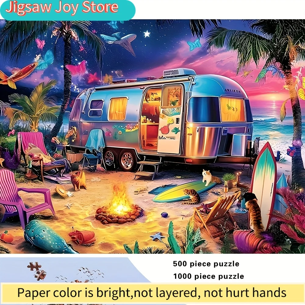 

Пазл для взрослых на 500/1000 элементов - Большая книга головоломок для взрослых и всей семьи, сложная головоломка на 500 или 1000 элементов, Po