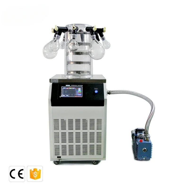 Laboratory Vertical Vacuum Freeze Dryer Drying Machine