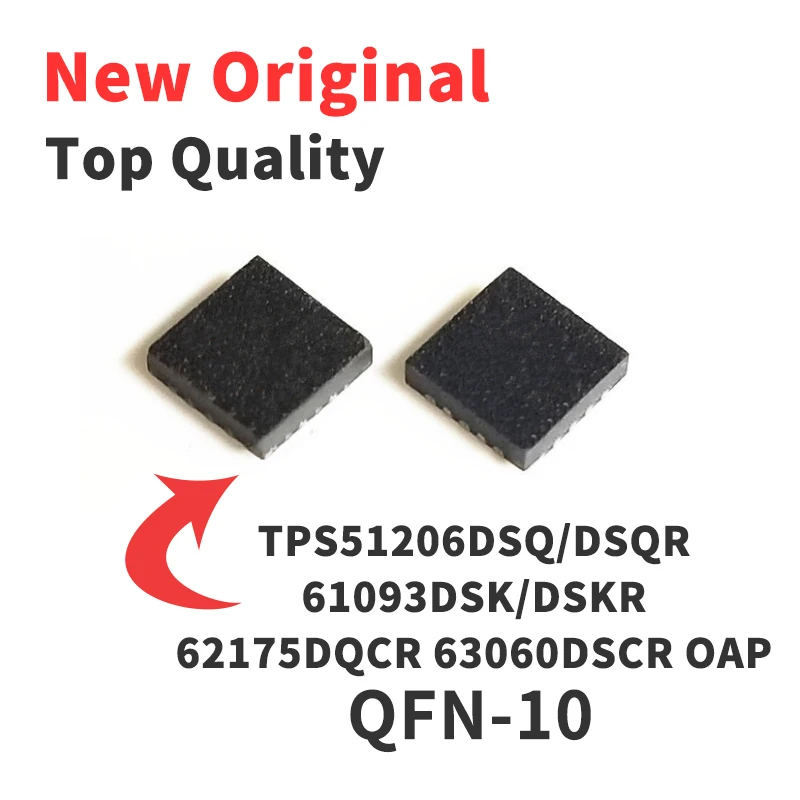 1 Piece TPS62175DQCR TPS61093DSKR TPS51206DSQR TPS63060DSQR QFN-10 Chip IC New Original