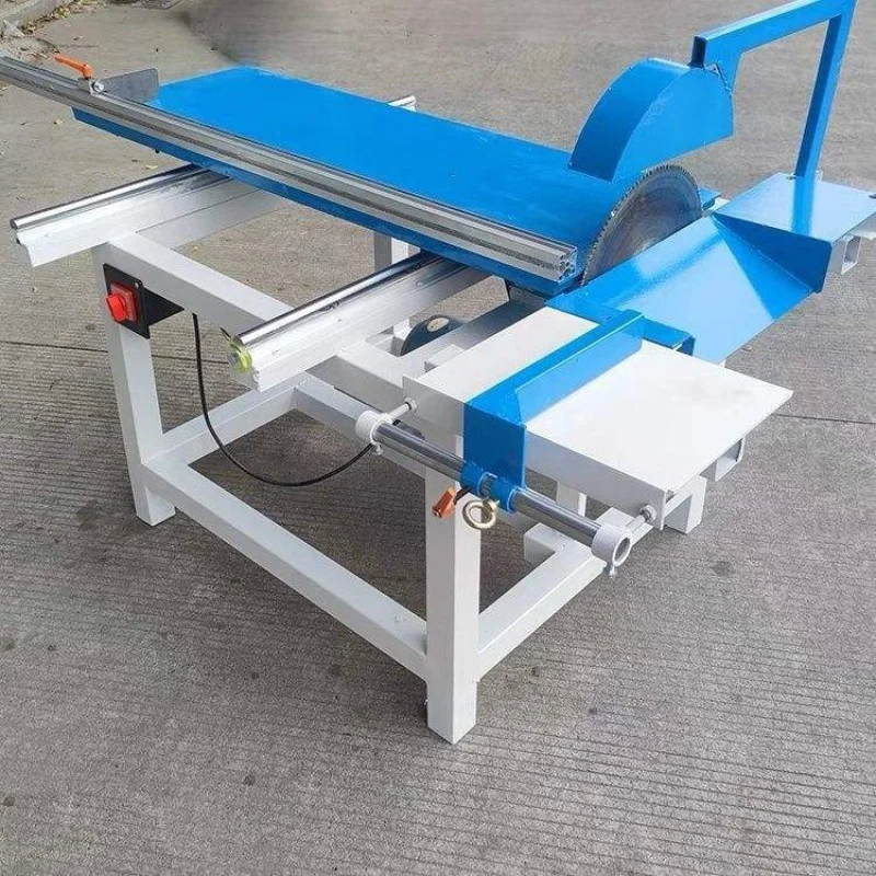 Heavy Duty Sliding Table Saw With Precision Guide Rail For Solid Wood Panel Cutting And Cross Cutting Workshop Machinery