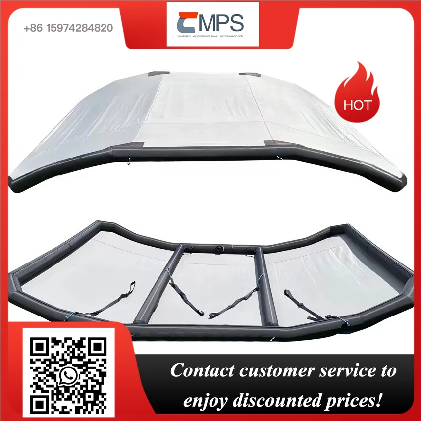 Sun Protection Inflatable Boat Tent Waterproof Awning Shelter for Yacht Sunshade From the Rain