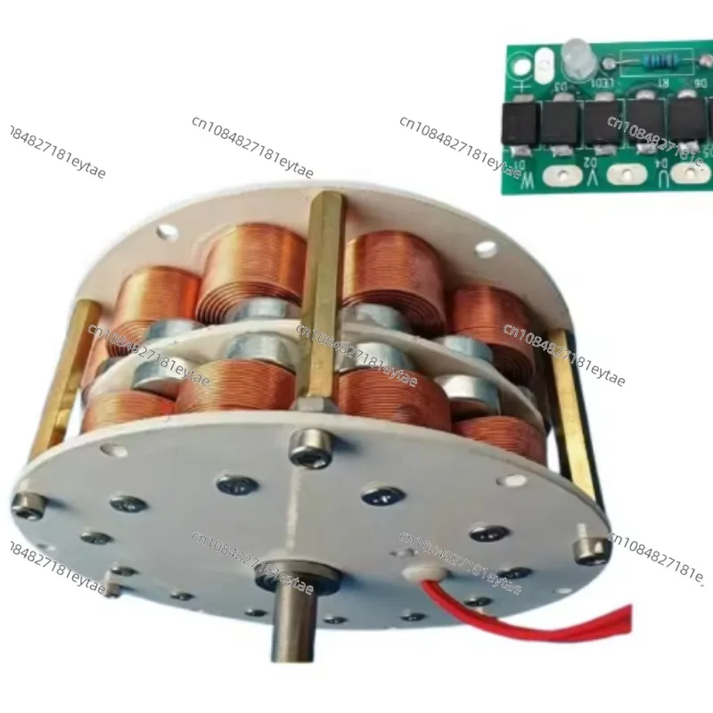 

Miniature Disc Generator Iron Core Generator Low Speed High Efficiency Unobstructed Compact Wind Power Hydraulic Hand Crank