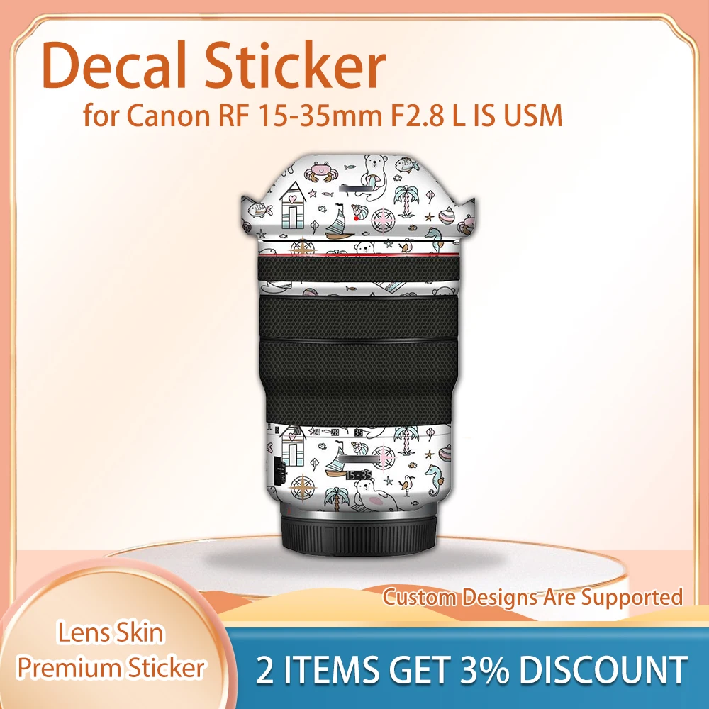 

RF15 35F2.8 Skin Wrap Covered Decal Skin 1535 Защитная пленка для объектива RF 15-35 мм F2.8 L IS USM Наклейка на кожу