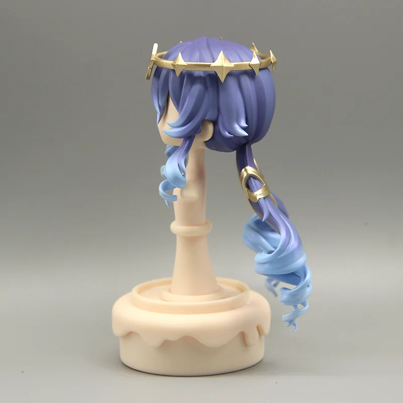 Genshin Impact Layla handgemachte OB11 OB22 GSC Haarschale abnehmbare Haarperücke Frontplatten BJD Puppenzubehör Spiel Anime Figur Kind