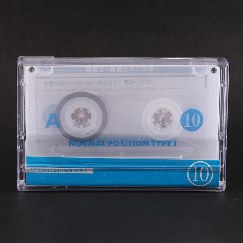 1Pc Standard Cassette Blank Tape Player Empty Tape With 10 Minute Magnetic Audio Tape Recording For Voice Music Recording