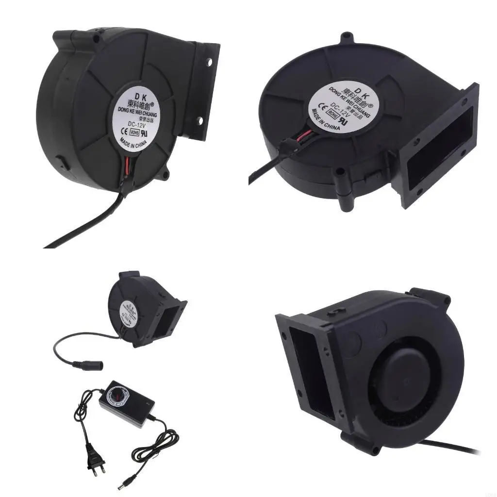 

BBQ Fan Handheld Air Blower EU/US Plug 12V Variable Speed Adjustable 5300RPM Fan