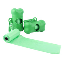 Bone Shaped Bag Dispenser Disposable Pet Dog Waste Bag Holder Plastic Garbage Bag Case Carrier Disposal Poop Bag Dispenser