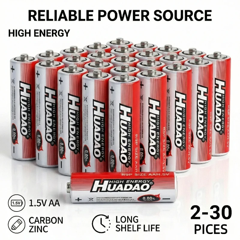 

1.5V AA Battery R6P Zinc Carbon Dry Batteries UM-3 High Capacity Disposable for Remote Control Electric Toys Mouse