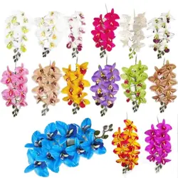 ONE Faux Long Stem Catland Simulation Real Touch Orchid for Wedding Floral Decoration Material Artificial Cattleya Hybrida