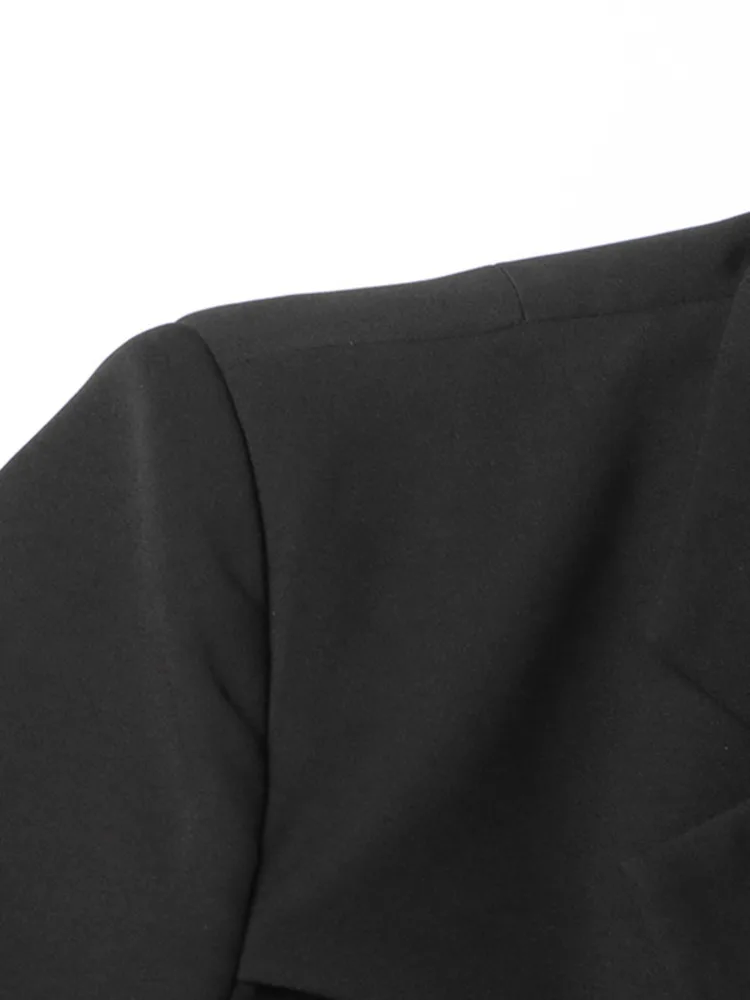 ZMEENNA بياقة مدببة وأكمام طويلة بلون سادة للنساء موضة ربيع 2025 معاطف أنيقة للسيدات سترات علوية ZM527