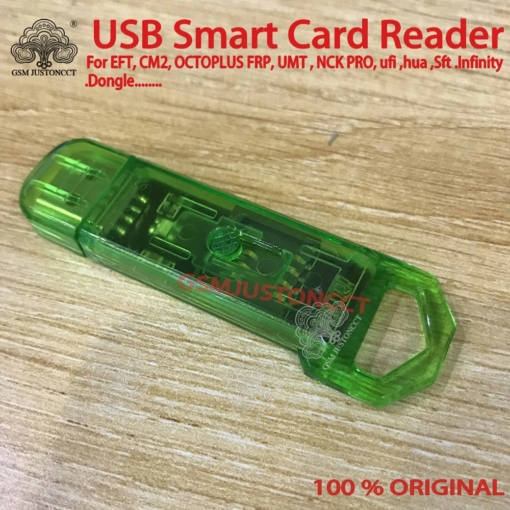 Original High Speed USB Smart Card Reader For EFT, CM2, OCTOPLUS FRP, UMT , NCK PRO, ufi ,hua ,Sft .Infinity .BB5.Dongle........