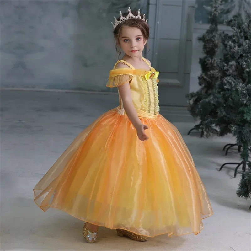 2025 4-10 سنوات تأثيري حلي للفتيات Mulyi-Layer شبكة الأميرة الأطفال pettiskirt أنيقة ملابس للحفلات أعياد الميلاد للأطفال