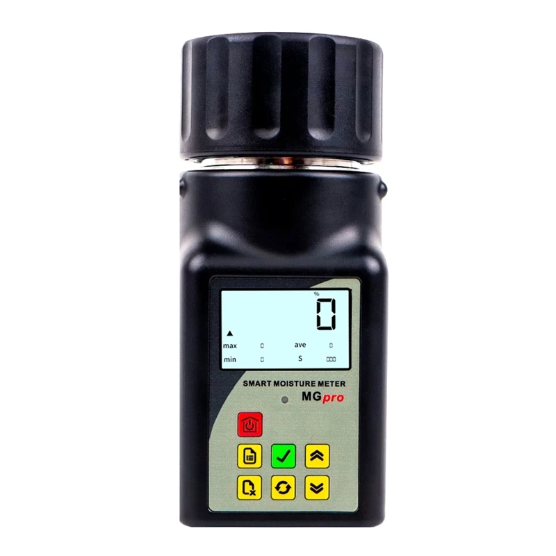 Mg-pro medidor de umidade de grãos inteligente para 25 tipos de milho arroz trigo amendoim grãos de café sementes ervilha higrômetro testador de umidade