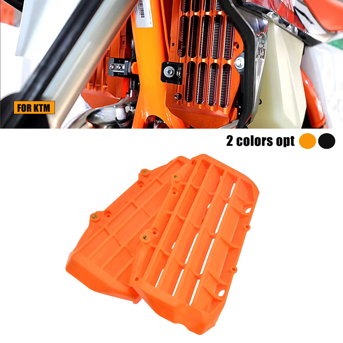 Защитная крышка радиатора с ЧПУ для мотоцикла KTM XC XCF XCW XCFW SX SXF EXC EXCF Six Day TPI 125 250 350 450 500 2017-2023