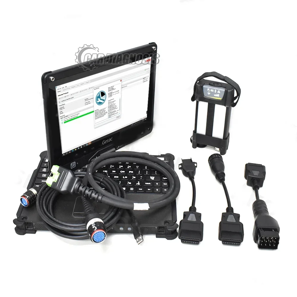 getac laptop 2.8 Ptt tech tool Vocom II 88894000 for VCADS VOCOM 2 EURO6 loader grader Truck Excavator Diagnostic Scanner Tool