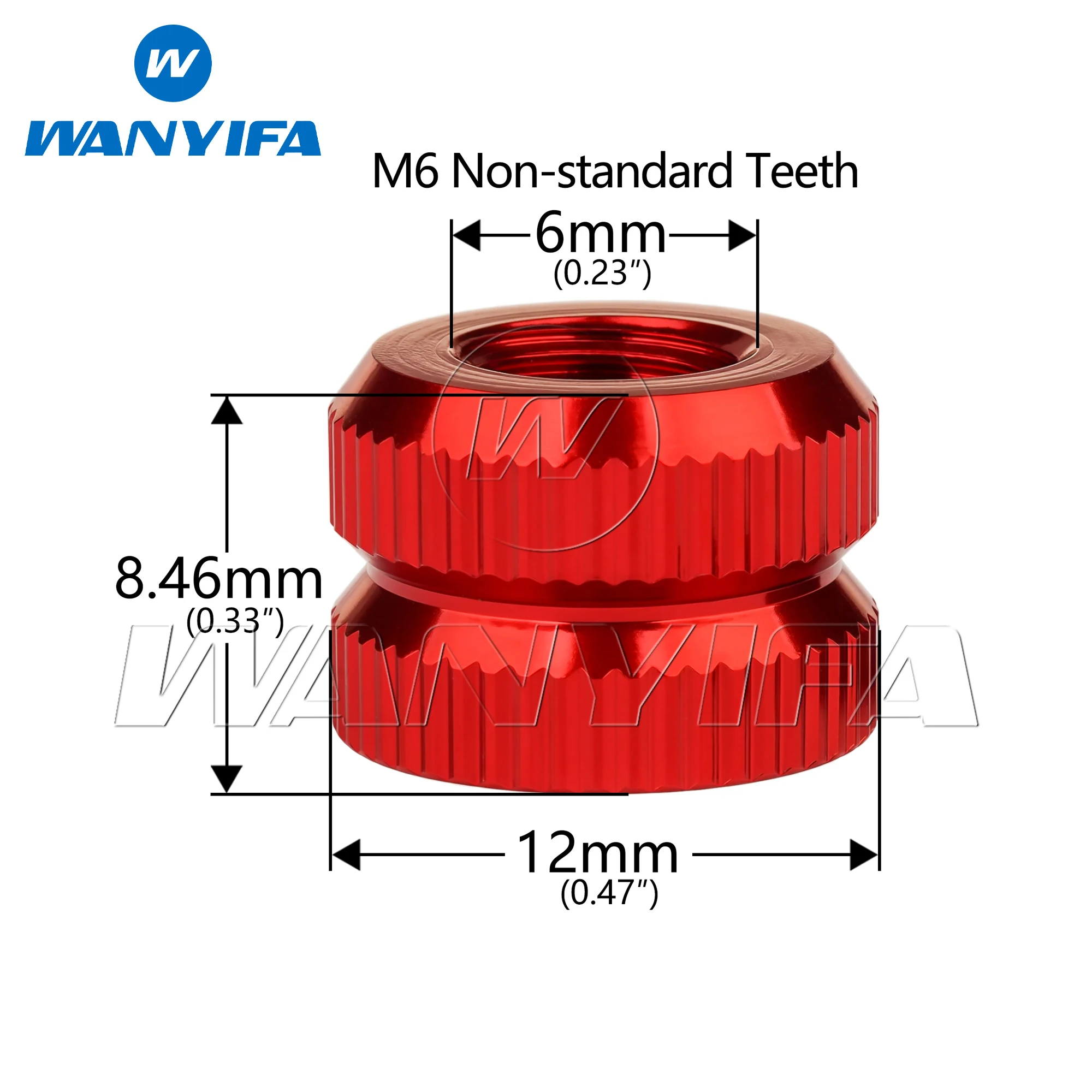 Wanyifa 2pcs Aluminum Valve Nut Bicycle Tube Tire Presta Valve Nuts MTB Road Bike Rim Valve Cap Cycling Accessories