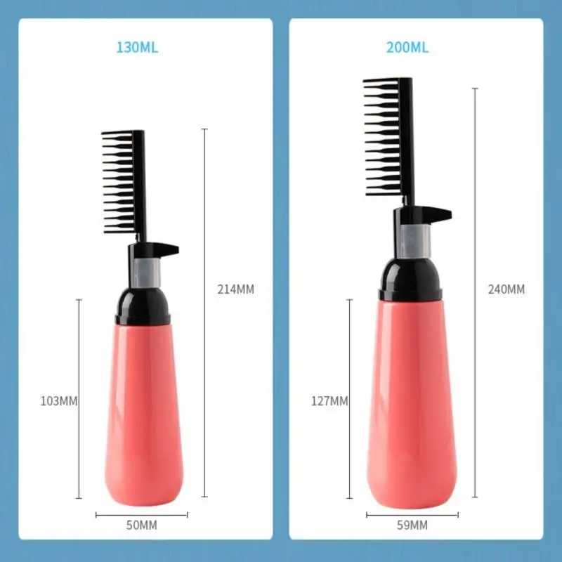 Sisir mewarnai rambut kosong botol pewarna rambut dengan sikat aplikator Salon pengeluaran