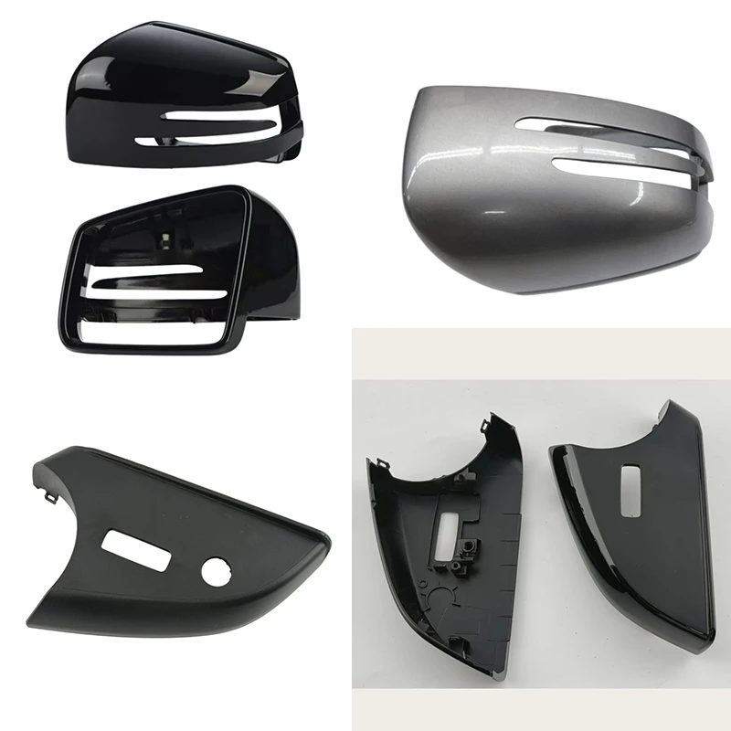 Rearview Mirror Housing A1668100164 Fit Mercedes-Benz W166 ML GLE X166 GLS 2012-2019 Left Right Side Mirror Cover Lower Shell