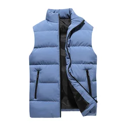 Autumn Winter Fashion Casual Down Vest Simple Solid Color Thin High Trend All Quality Fabric Comfortable Skin Breathable Wear