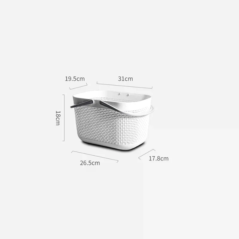 Japanese-Style Portable Bath Basket/Bathroom Storage Basket/Bath Crate