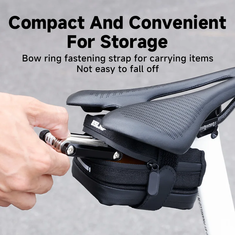 ESLNF انفصال الذيل حقيبة للدراجات الطريق حقيبة سرج صغيرة للدراجات أداة محمولة حقيبة التخزين دراجة الملحقات #5