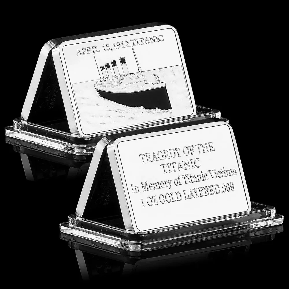 The United Kindom Titanic Collectible Silver Plated Souvenir Coin Collection Art Creative Gift Copy Commemorative Coin