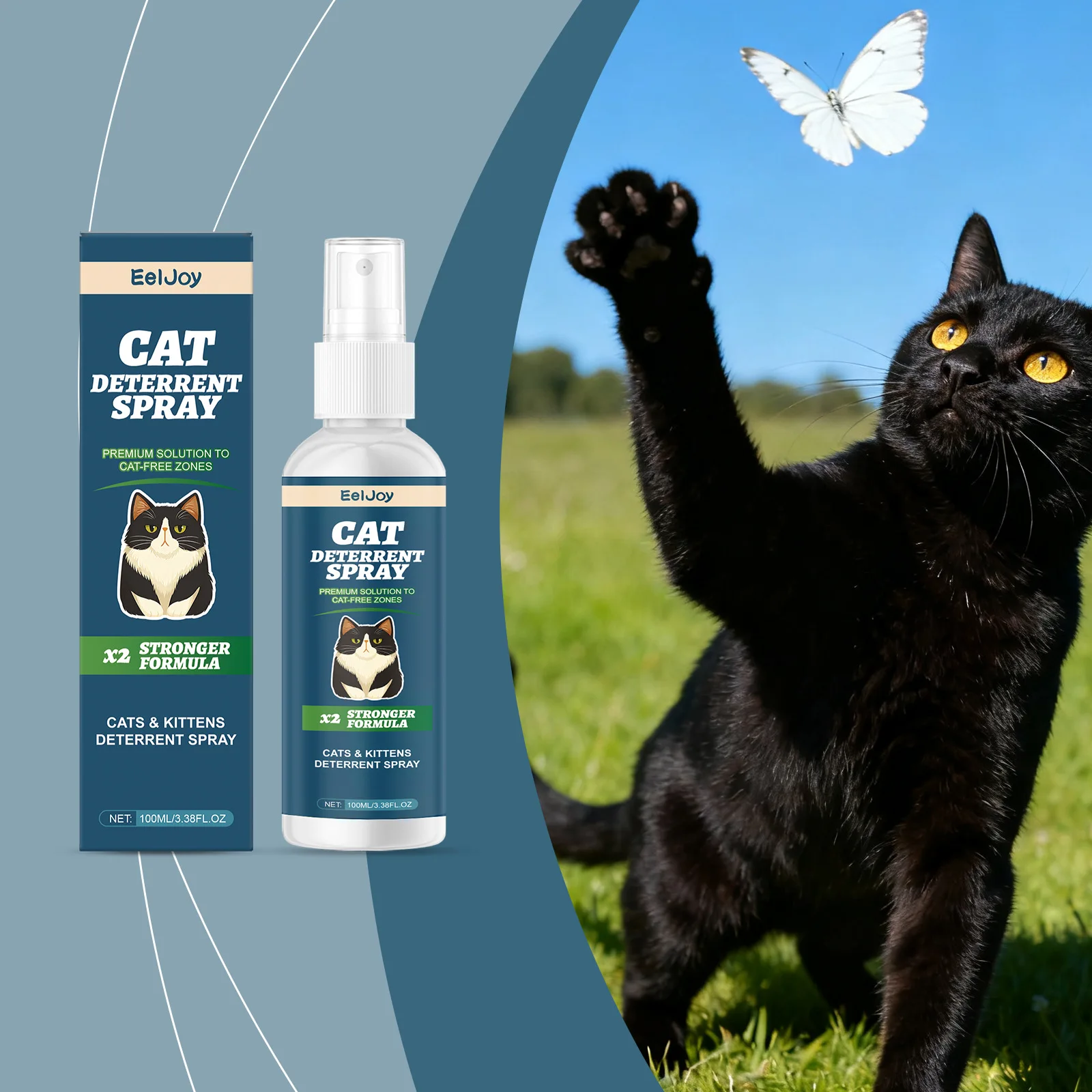 

Спрей от царапин для кошек на основе натуральных растительных компонентов: останавливает царапание мебели и защищает диваны, безопасное средство для дрессировки кошек.