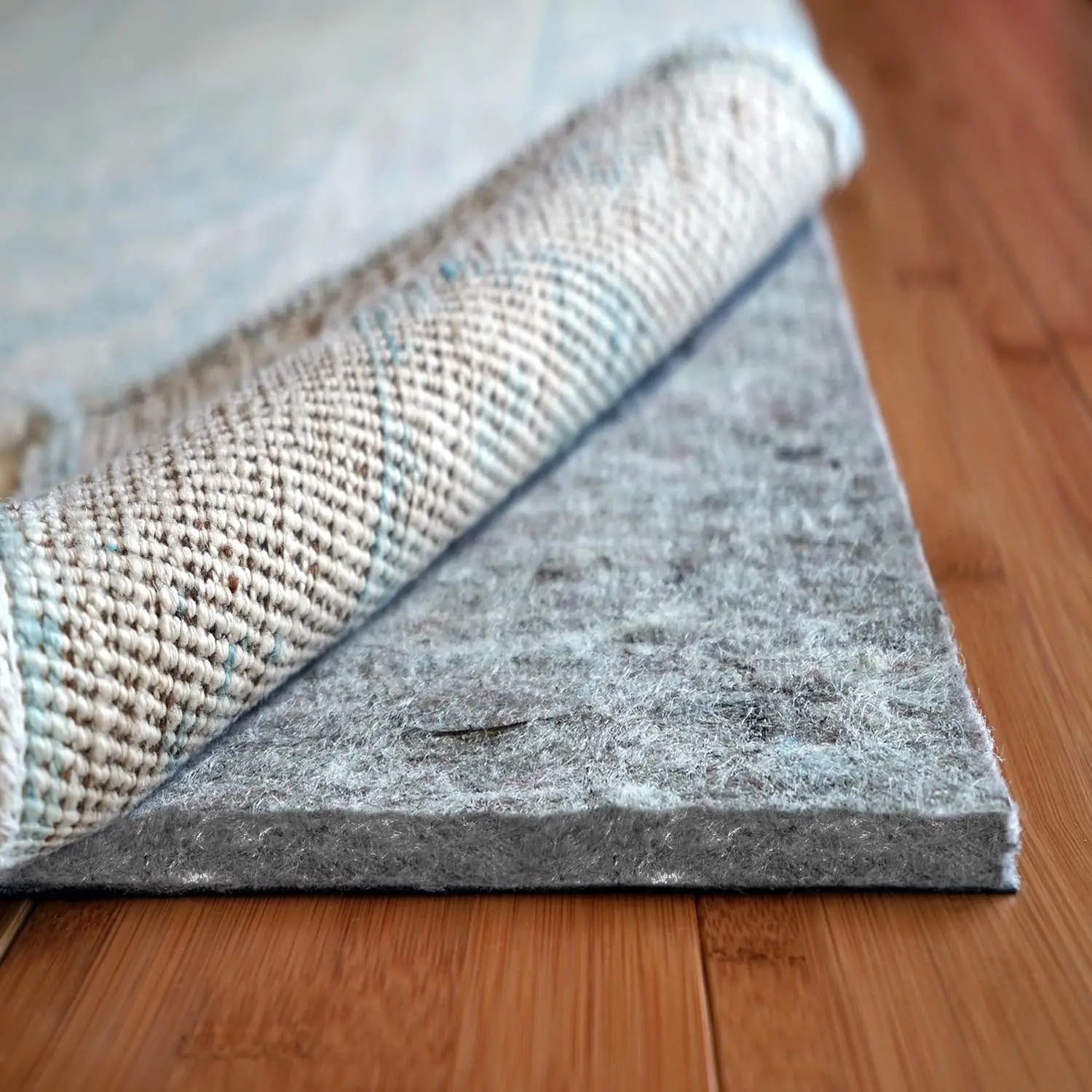 

RUGPADUSA - Superior-Lock - 8'x10' - 7/16" Thick ,Felt + Rubber , Luxury Non-Slip Rug Pad , Perfect for Hardwood Floors