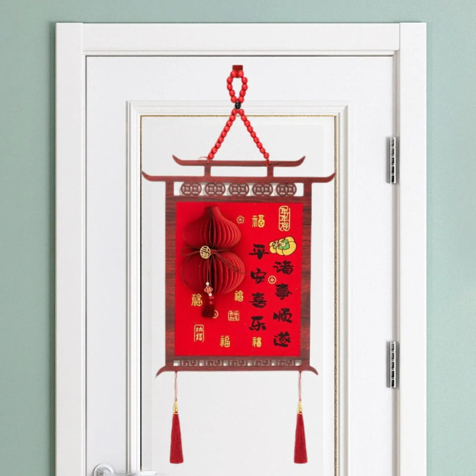 زينة السنة الصينية الجديدة مع شرابة لقضاء عطلة الزفاف القمري الجديد