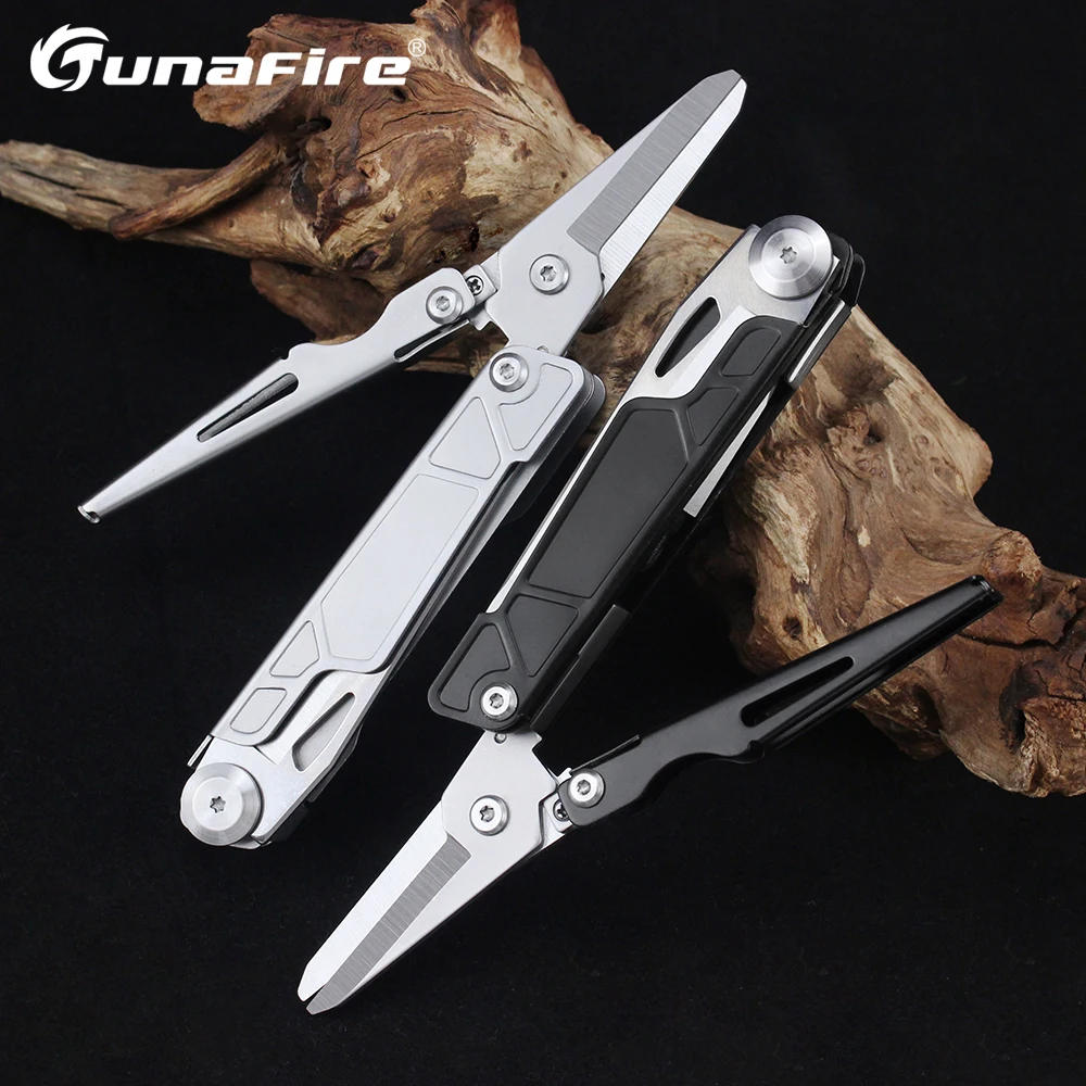 Multifunctional Scissors Mini Portable Stainless Steel Multipurpose Folding Scissors Knife Outdoor Camping Rescue EDC Multi Tool