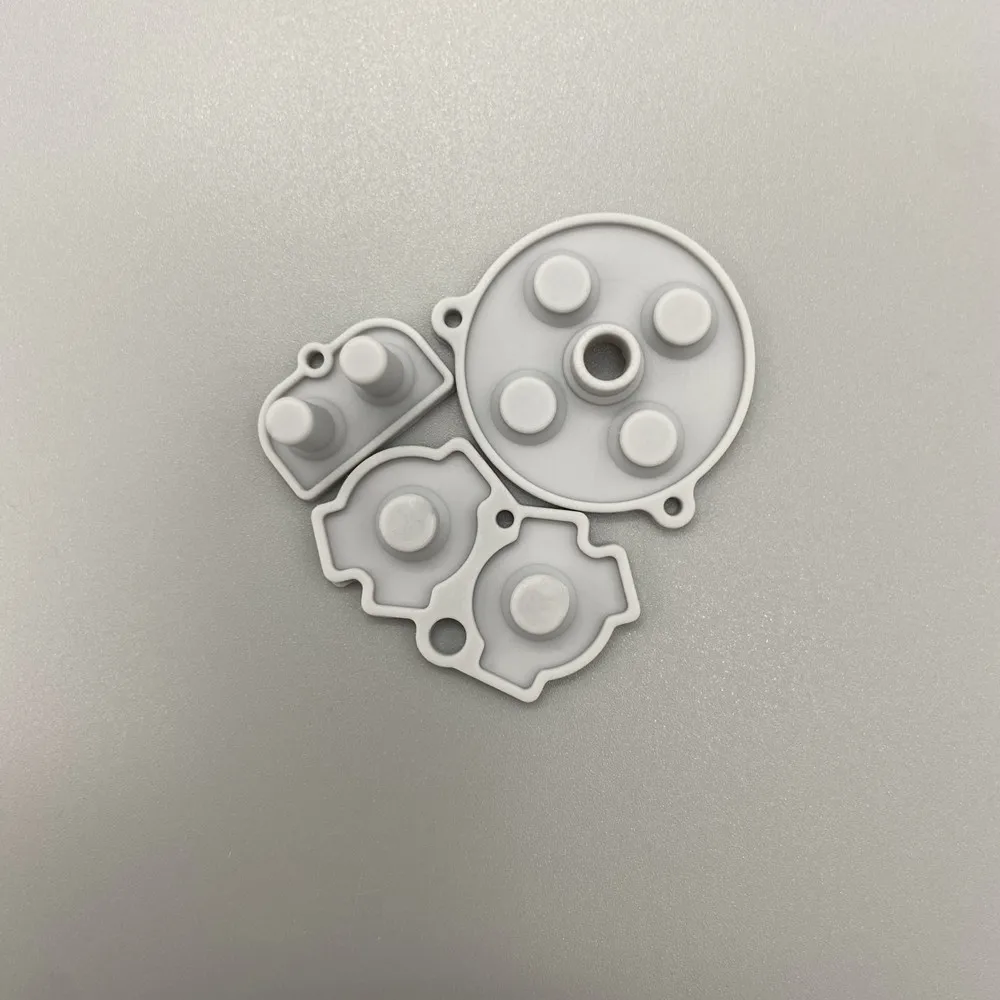 Color high quality game accessory rubber pads button silicon pads for Gameboy Advance GBA