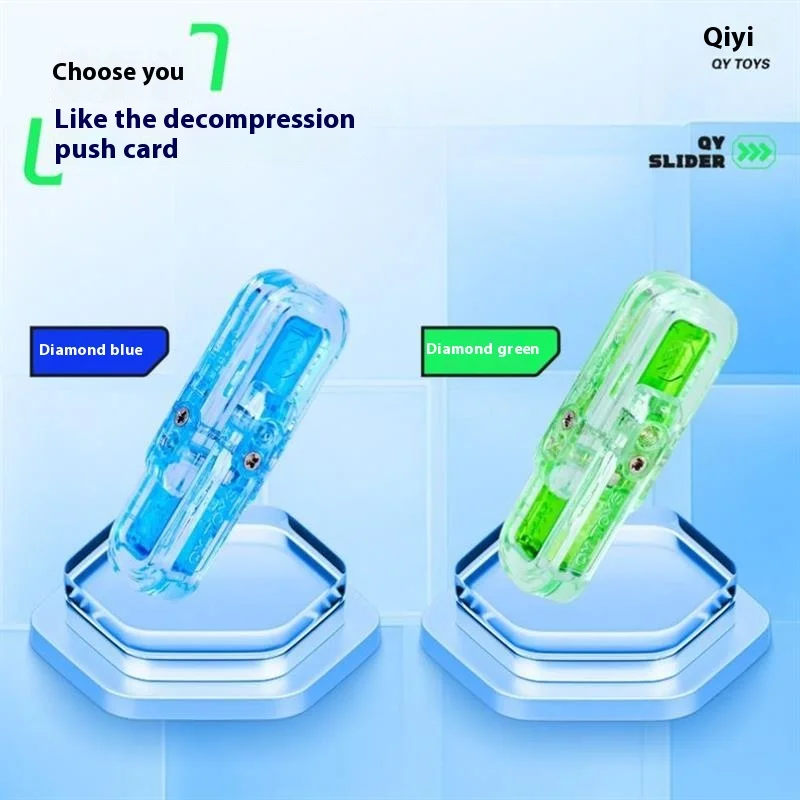 Nowe mechaniczne jajko pchające magnetyczne zabawki antystresowe EDC Slap Card Fidget Spinner Black Tech Finger Relief Toy