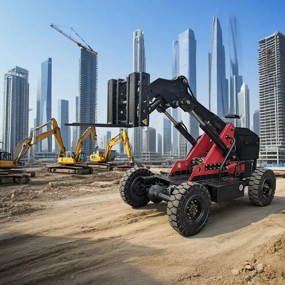 

Chinese customized product new high-performance four-wheel intelligent off-road diesel forklift price