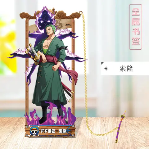 ONE PIECE metallbokmärken med olika seriefigurer för cosplay-fans ONE PIECE animefigur 12 best sales Akuma no mi One Piece - №8