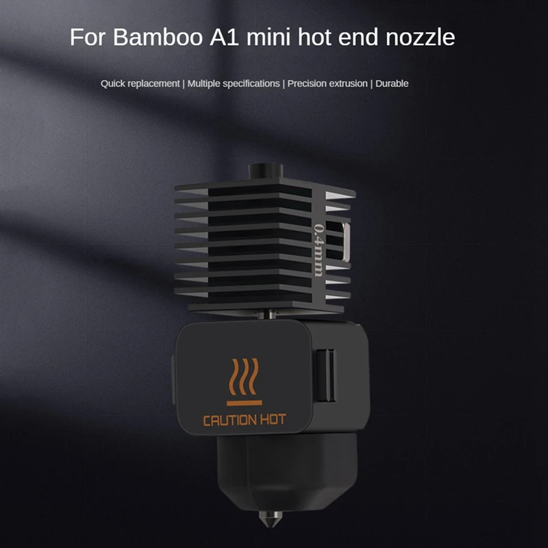 Hotend Kit For Bambu Lab A1 Mini Nozzle Hot End Assembly 0.4Mm Nozzle For Bambu Lab A1 3D Printer Accessories Parts