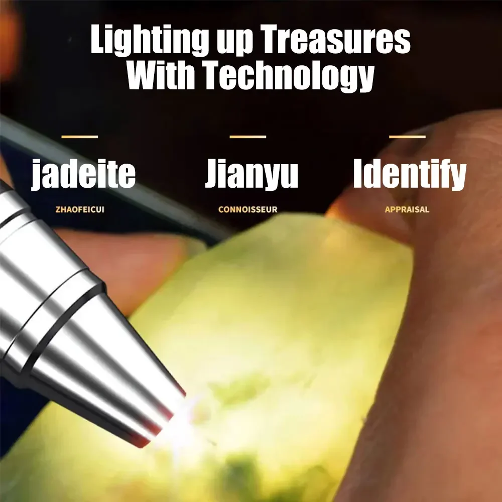 USB Mini 4-источники света, светодиодный фонарик высокой мощности edc 365/395NM Lanterna Torch Jade Inspection, ультрафиолетовый УФ-рабочий фонарь