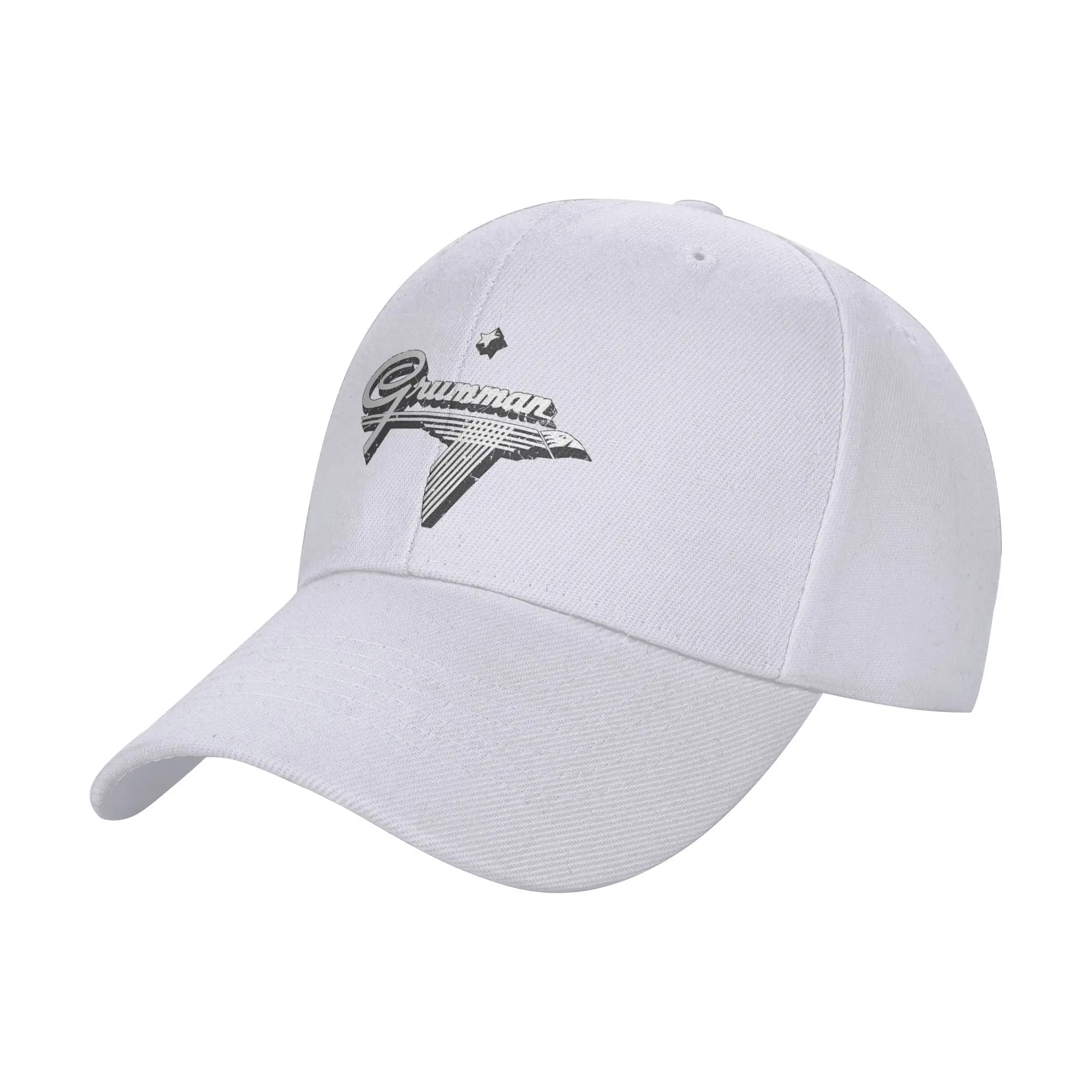 Fashion Grumman American Aircraft Corporation Vintage Logo Curved Brim Baseball Cap Suitable For Oval Faces Hat