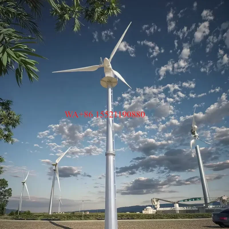 WMWMNU for 5kw 10kw 20kw 30kw Wind Turbine Generator Home Installation Ground Mount Wind Energy Mill Power System
