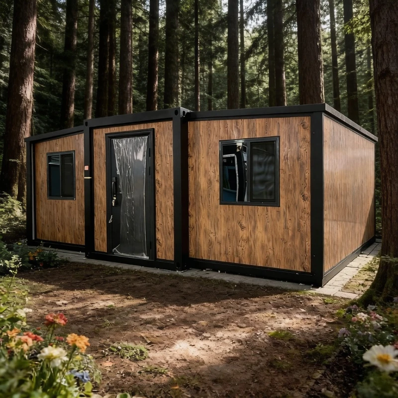 Forest Cabin Prefabricated House Expandable Container House Garden Back Yard 2 3 Bedroom Homestay Tiny Home Sheds Storage
