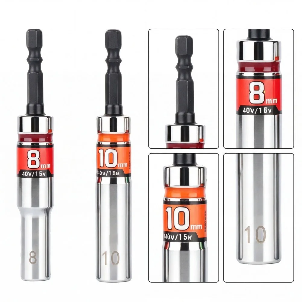 Deep Socket Set 8-19mm Chrome Alloy Steel For Impact Wrench High Torque Rust Resistant Hand Tool Kit For Solar Panel Installatio