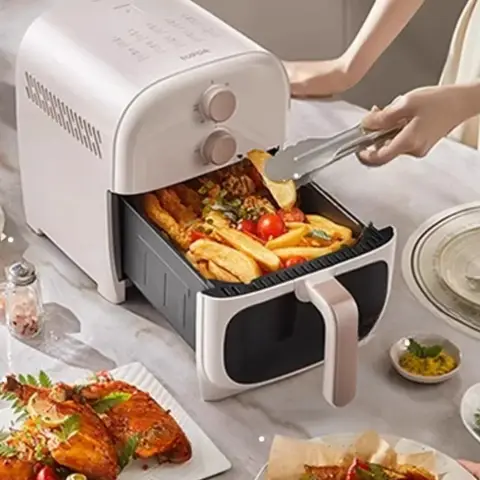 가정용 에어 프라이어, 보이지 않는 플립 스마트 전기 프라이어, 대용량 오븐, 올인원 쿠커, 고온 튀김 제빵기