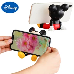 Disney-Soporte de teléfono de escritorio de Mickey, accesorio de Anime, portátil, IPad, Smartphone, IPhone, Samsung, XiaoMi, Universal, adornos, regalo