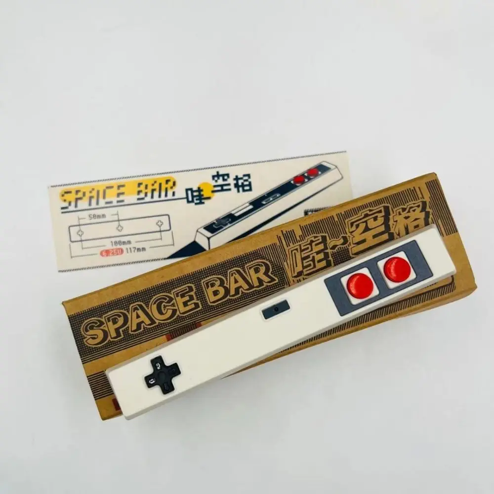 Game Controller Style Retro Spacebar Keycaps AB Vintage Spacebar Keyboard Cap Cross Axis Universal Mechanical Keyboard Keycap