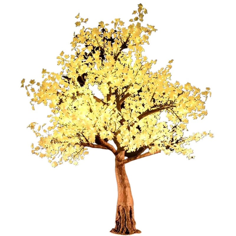 

Крытый и открытый сад Рождественский день теплый белый 9 футов светоизлучающий диод аналоговый кленовый свет