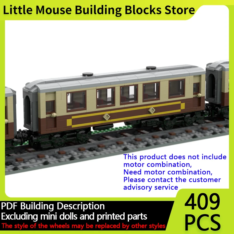 

City Car Model MOC Building Bricks T106 Retro Passenger Car Modular Technology Gifts Holiday Assemble Children Toys Suit