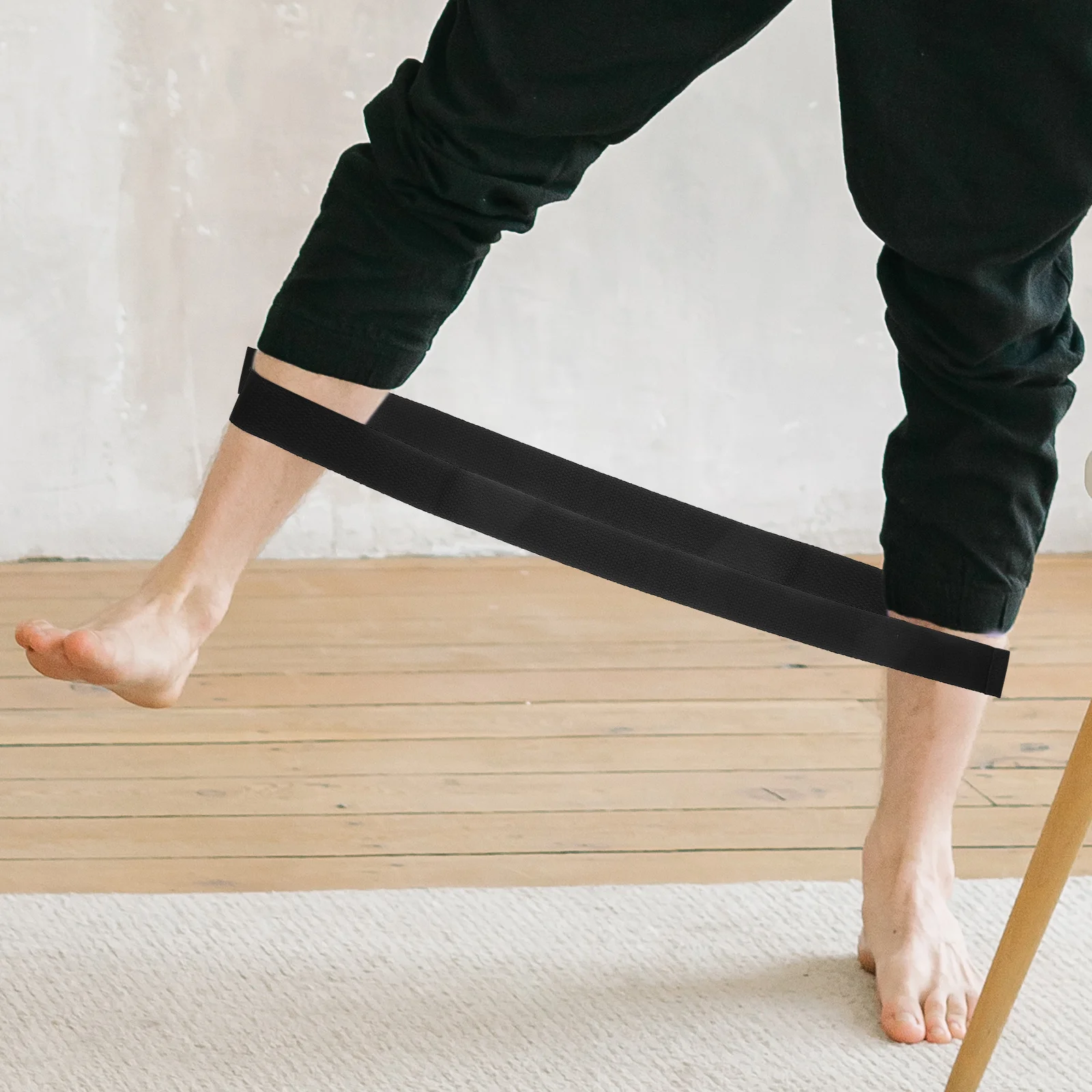 

2Pcs Household Yoga Stretching Band Durable Fitness Strap Professional Exercise Band Workout Accessory Yoga Strap