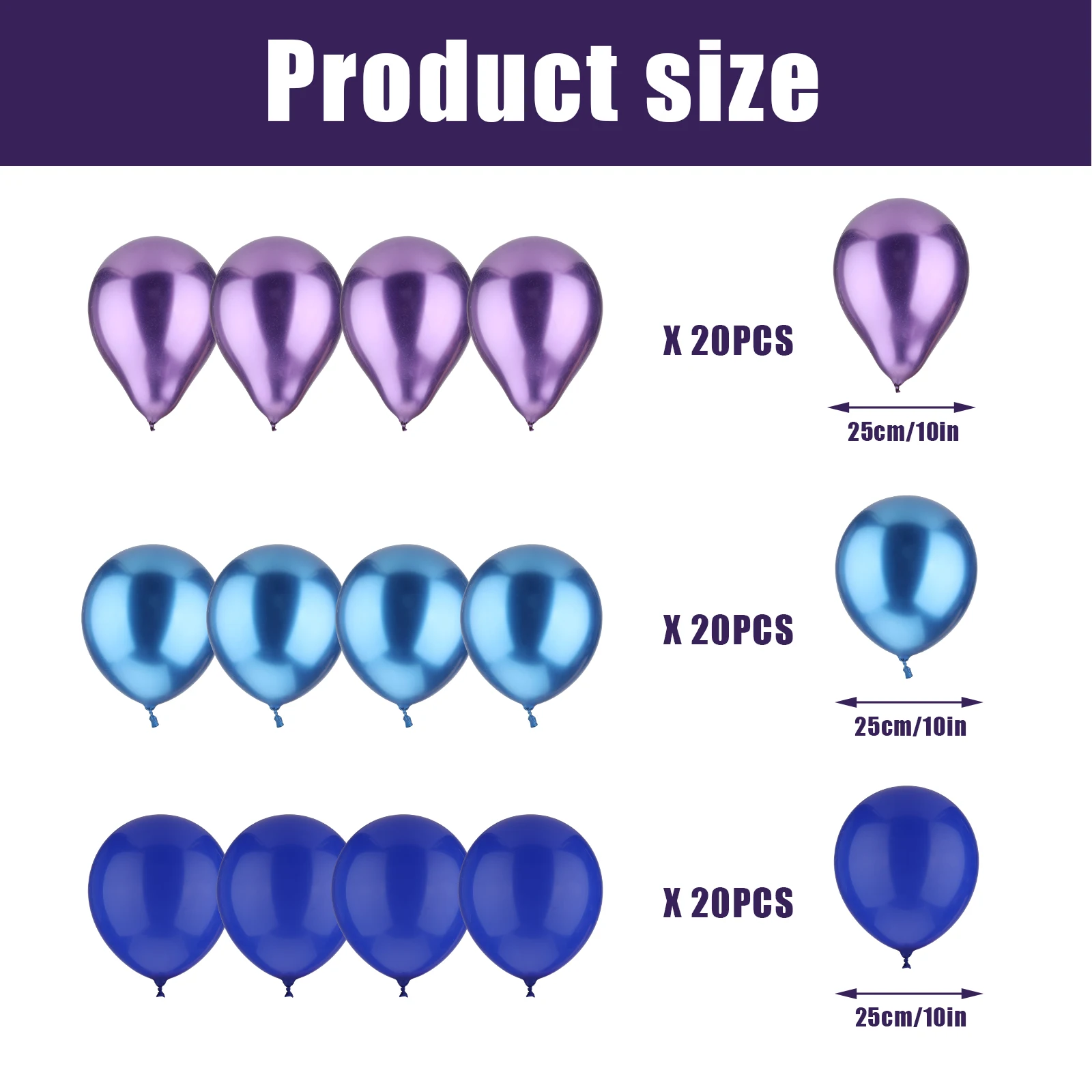 مجموعة 60 قطعة من بالونات اللاتكس لتزيين أعياد الميلاد للنساء وديكورات الحفلات للنساء وزينة عيد الميلاد الذهبية وأعياد الميلاد #3