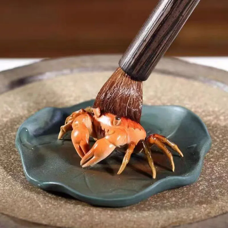 

Tea Pet Ornament Household Flushing Color Changing Crab Decoration Ornament Resin Tea Play Nourishing Tea Set Accessories