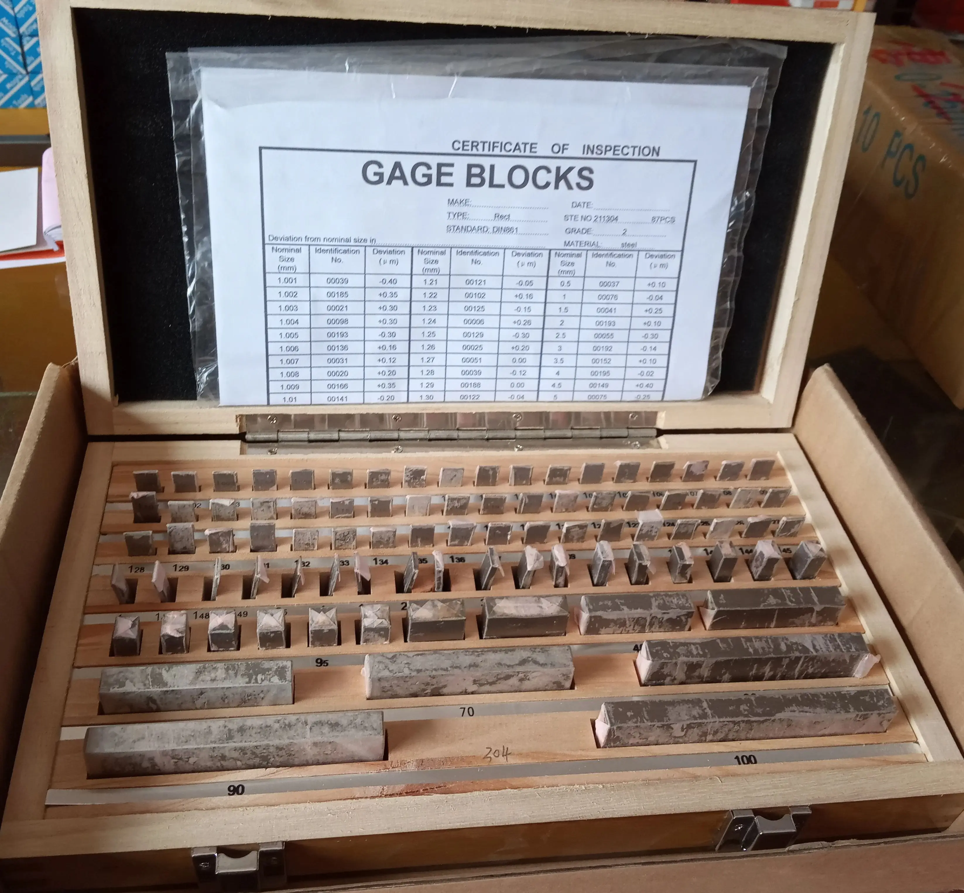 

Блоки манометра, параллельный набор манометров, высокоскоростной стальной блок, набор из 32/38/47/83/103/112 шт., метрический инспекционный блок, класс 0