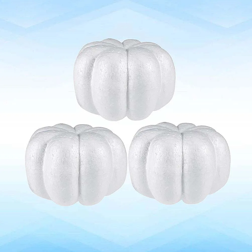 

1Set White Pumpkin Simulation Diameter 13cm Realistic Smooth Surface for DIY Craft Halloween Fall Thanksgiving Decoration Prop